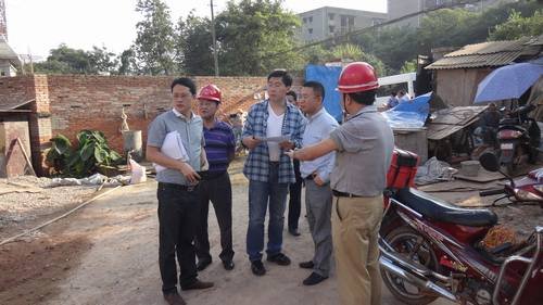 國家住建部到我局檢查公租房建設(shè)